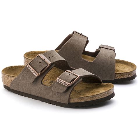 Arizona Kids Birko-Flor Nubuk Mocha | BIRKENSTOCK