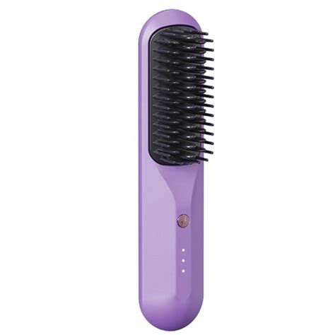 Rechargeable Hot Comb Cordless Hair Brush Straightener Heat Pressing Combs Electric Comb Anti