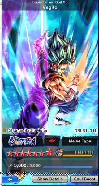 Global Android IOS DR23 ULTRA Vegito Maxed 12 Star Good Legend Limited