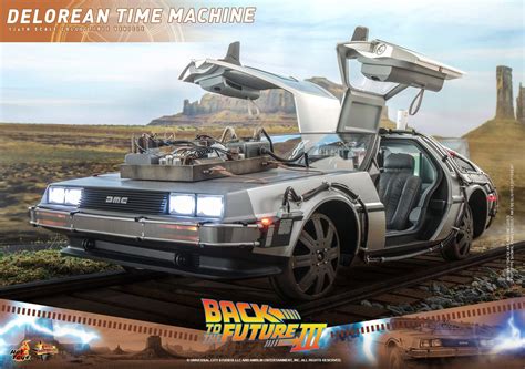 DeLorean Time Machine Sixth Scale Figure BTTF Hot Toys NerdUP Collectibles