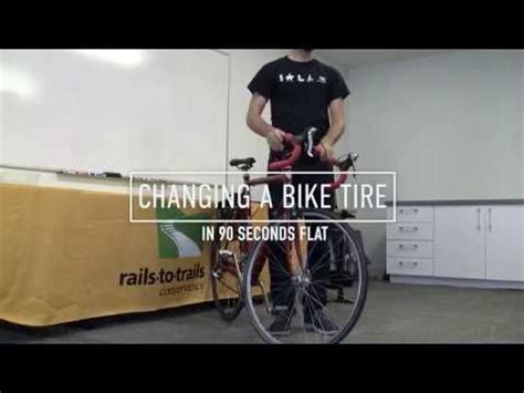 Changing a Bike Tire in 90 seconds Flat | Bike tire, Bike, Tire