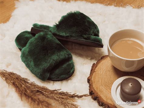 Kapcie EMU Damskie Skóra Naturalna Papcie Styl EMU Wełna Szaflary