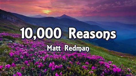 10 000 Reasons Matt Redman Youtube Music