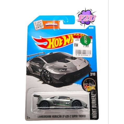 Hot Wheels Lamborghini Huracan LP 620 2 Super Trofeo Shopee Malaysia