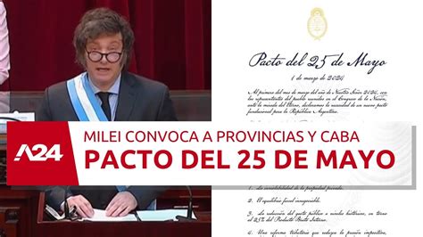 Javier Milei convocó a las provincias y la Ciudad de Buenos Aires a