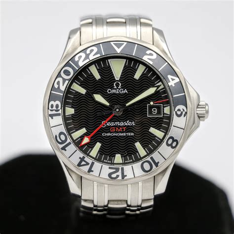 Omega Seamaster 300 Gmt Watch “50th Anniversary” Chronometer Automatic Second Hand Horology