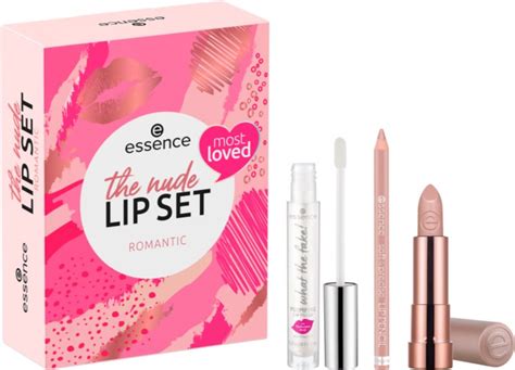 essence The Nude Lip Set coffret cadeau Romantic lèvres notino be