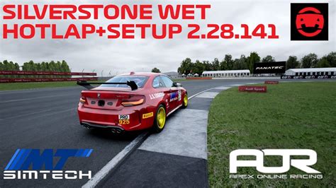 Acc Bmw M Cs Silverstone Wet Hotlap Setup Link Youtube