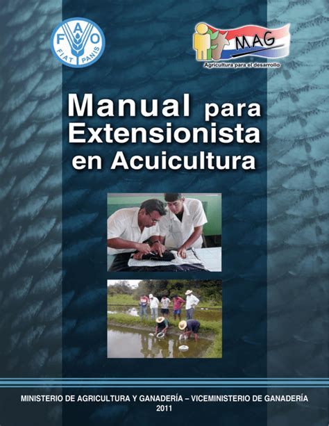 Manual Para Extensionista En Acuicultura