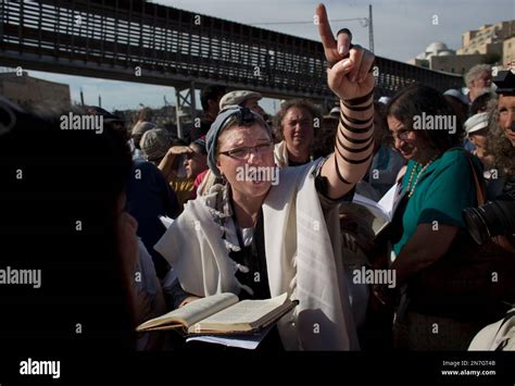 A Jewish Women From The Women Of The Wall Organization Leads A