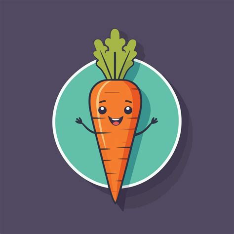 Cute Carrot Cartoon Drawing 36706742 Vector Art At Vecteezy