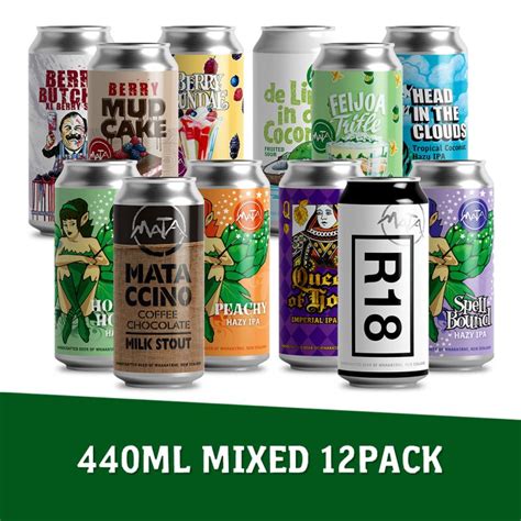 440ml Cans Mixed 12 Pack Mata Brewery