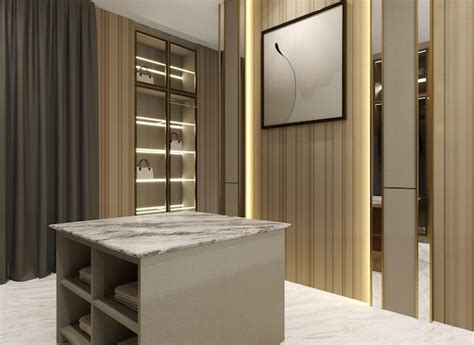 Premium Photo | Sumptuous and Modern Walk In Closet Interior Design