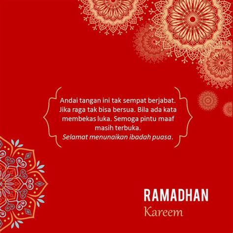 Poster Ucapan Menyambut Ramadhan Edit Dengan Powerpoint Serbabisnis