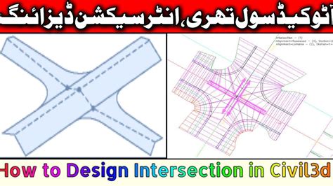 How To Create Intersection In AutoCad Civil3d Intersection Drawing