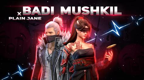 Badi Mushkil Baba X Plain Jane Beat Sync Montage Free Fire Best