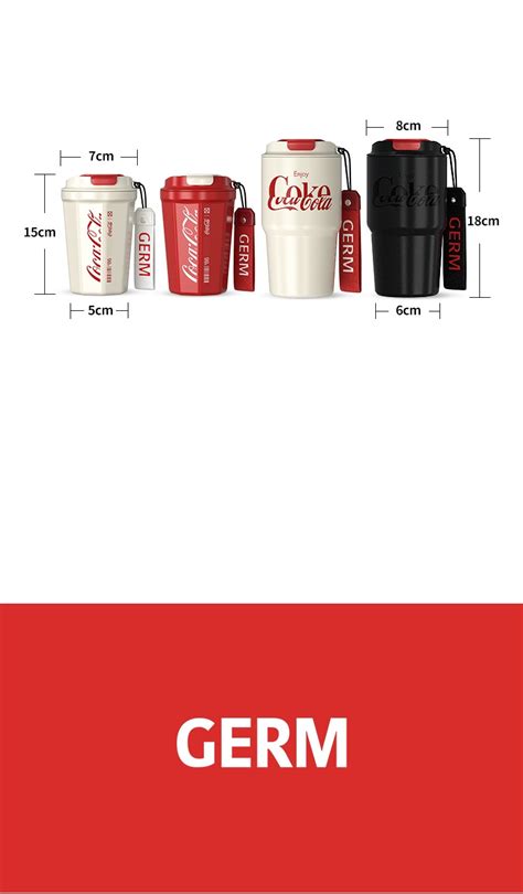 Germ Coffee Cup Stainless Steel Thermos Cup Coca Cola Ml Ml