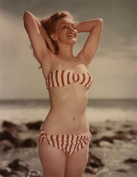 Marilyn Monroe In An Early Bikini Remembering Pinups Of Last Century