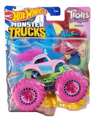 Hot Wheels Monster Trucks Trolls Poppy 2024 Cuotas sin interés