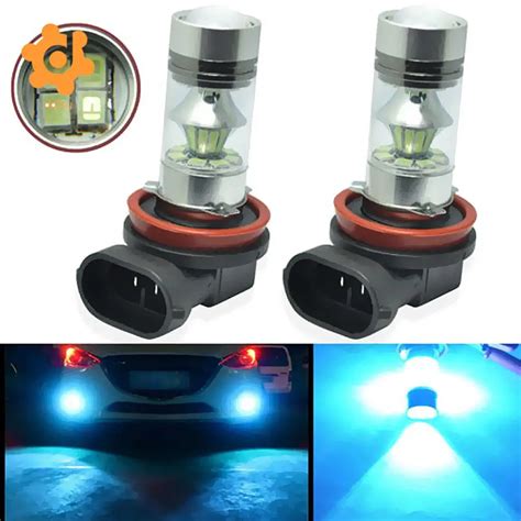 Baoblaze 2 Pieces H11 100W Car Fog Driving Light LED Bulbs High Power