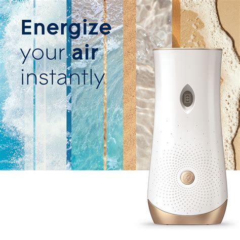 Glade Automatic Spray Air Freshener Starter Kit 1 Holder And 1 Refill Aqua Waves Fragrance