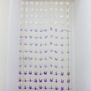 Cranes Strings Strands Cranes Each White Purple Etsy