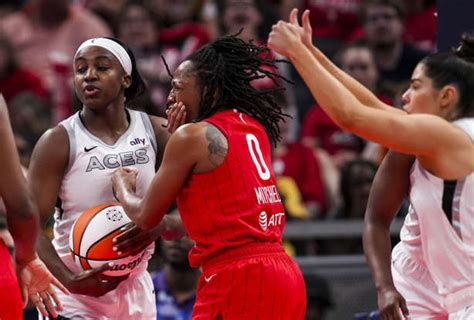 Aja Wilson Breaks Wnba Single Season Scoring Record Aces Defeat Fever