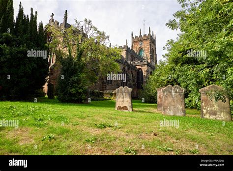 St Michael’s and All Angels church in Penkridge, Staffordshire Stock Photo - Alamy