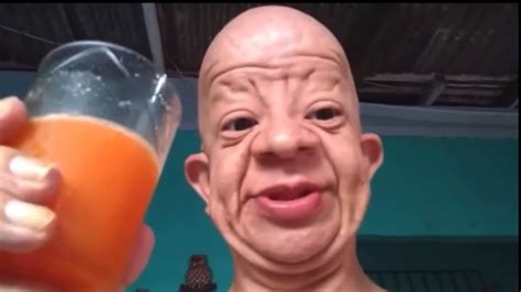 Bald Man Drinking Orange Juice Youtube