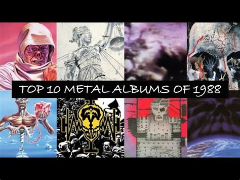 Top 10 Metal Albums Of 1988 YouTube