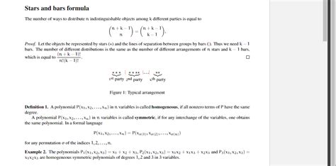 Solved Stars And Bars Formula The Number Of Ways To Chegg