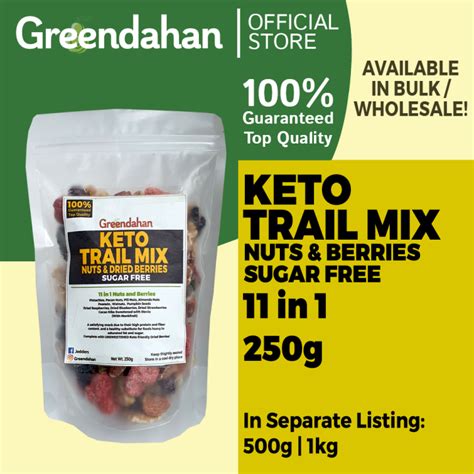 Greendahan Keto Trail Mix Nuts And Dried Berries 11 In 1 SUGAR FREE