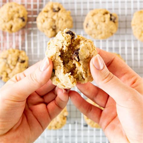 Vegan Oatmeal Raisin Cookies Super Soft Mindful Avocado