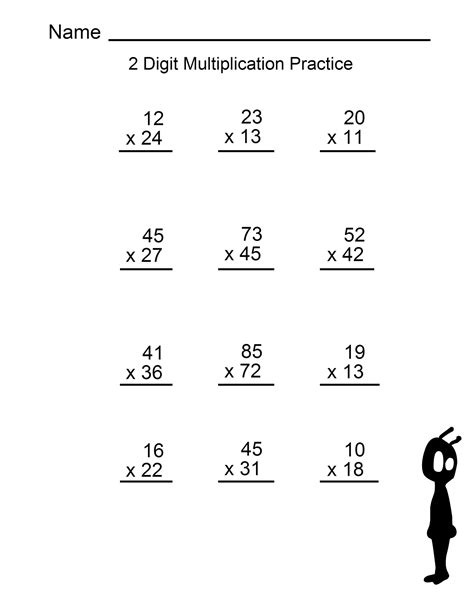 Multiplication Sums For Class