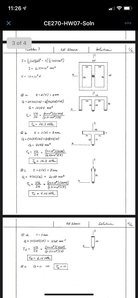 Structural Mechanics- Transverse Shear : civilengineering