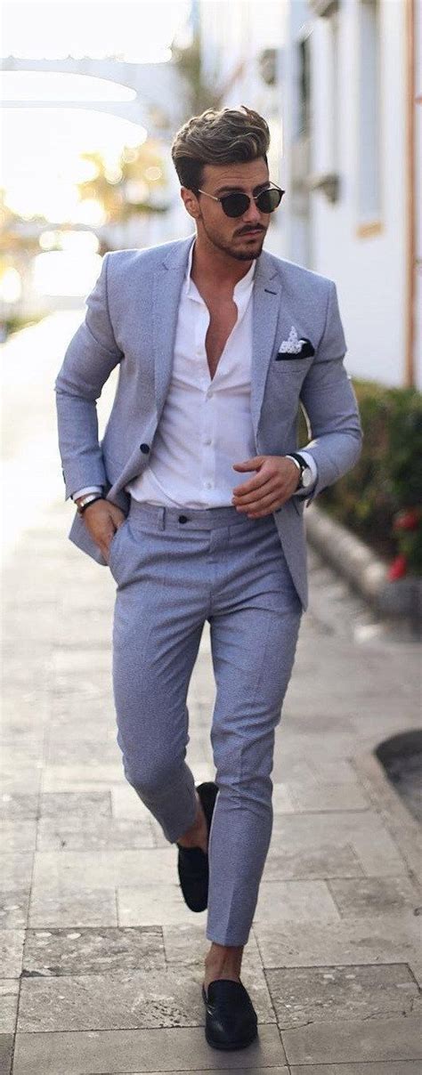 Work Outfits To Wear This Summer Mens Summer Outfits Summer Suits