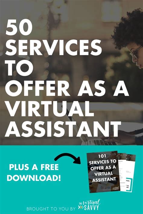 50 Services To Offer As A Virtual Assistant The Virtual Savvy Virtual Assistant Virtual