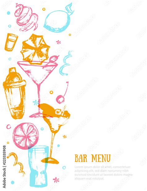 Bar Menu Background