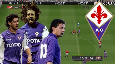 ISS Pro Evolution 2 - Manchester United (Legends) vs Fiorentina ...