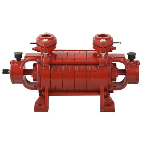 Stainless Steel Fire Fighting Single Stage Suction Centrifugal Red