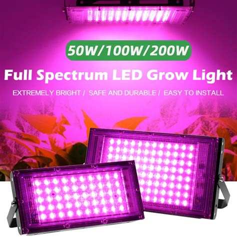 Full Spectrum Led Grow Light Phyto Lamp Ac V W W W With Eu