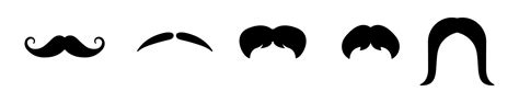 Mustache collection. Vector illustration 11117256 Vector Art at Vecteezy