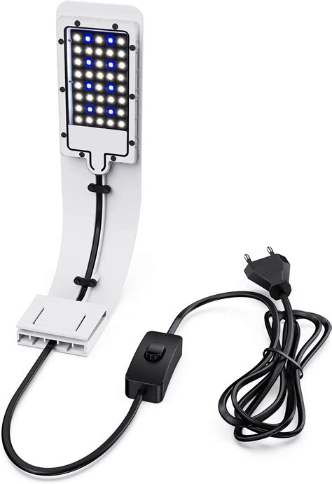 LED Clip Lampada Acquario Spettro Completo Luce Acquario Plafoniera