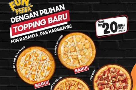 Promo Pizza Hut Delivery 2023 Fun Pizza Rp 20000 Hadir Dengan 2