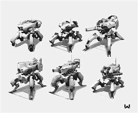 ArtStation - spider mech practice, Weiyi Qin | Mech, Robot art, Robot ...