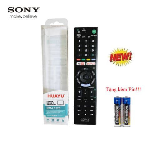 Remote Điều khiển tivi Sony RM L1370 đa năng dùng được cho các dòng