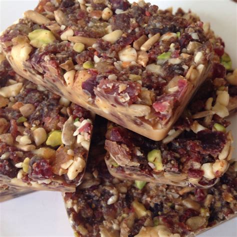 Super fabulous fruit and nut bars, no bake energy bars Fruit And Nut ...