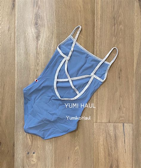 Smog Blue Yumi Haul Non Spot Yumiko Daniela Ballet Bodysuit Original