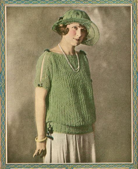 The Vintage Pattern Files 1920 S Knitting A Summer Sweater