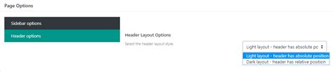 How To Use Header Layout Feature Hogash Studio Dashboard